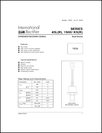 Click here to download 150KSR20A Datasheet