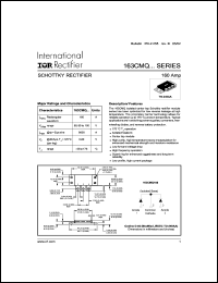 Click here to download 163CMQ060 Datasheet