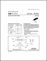 Click here to download 224CNQ040 Datasheet