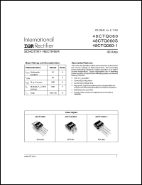 Click here to download 48CTQ060-1 Datasheet