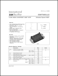 Click here to download 50MT060ULST Datasheet