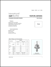 Click here to download 72HFR140M Datasheet