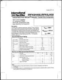 Click here to download IRFK6H450 Datasheet