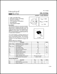 Click here to download IRL520N Datasheet