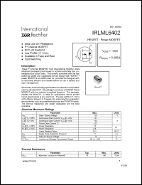 Click here to download IRLML6302 Datasheet