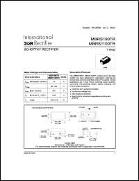 Click here to download MBRS190TR Datasheet