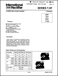 Click here to download T110HF160 Datasheet