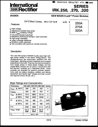 Click here to download IRKD250-08N Datasheet