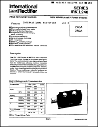 Click here to download IRKDL240-06S10 Datasheet