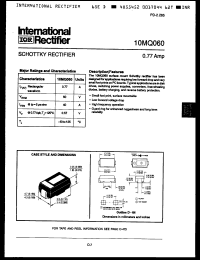 Click here to download 10MQ060 Datasheet