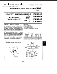 Click here to download IRFJ140 Datasheet