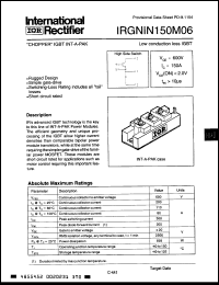 Click here to download IRGNIN150M06 Datasheet