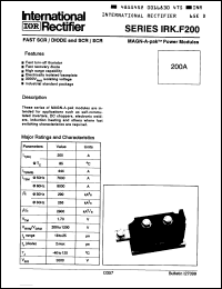 Click here to download IRKHF200-08GK Datasheet