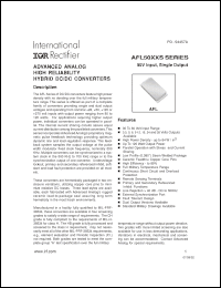 Click here to download AFL12015DW-HB Datasheet