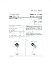 Click here to download MBRB2090-1TRL Datasheet