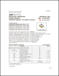 Click here to download IRHMJ54160 Datasheet