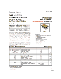 Click here to download IRHNA3064 Datasheet