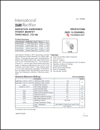 Click here to download IRHF57230 Datasheet