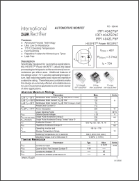 Click here to download IRF1404ZPBF Datasheet