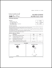 Click here to download MURB1520-1TRL Datasheet