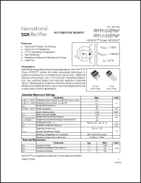 Click here to download IRFU120Z Datasheet