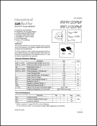 Click here to download IRFU120PBF Datasheet