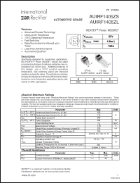 Click here to download AUIRF1405ZL Datasheet