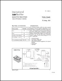 Click here to download 75SLQ045 Datasheet