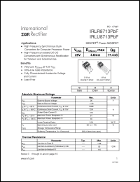 Click here to download IRLR8713PBF Datasheet