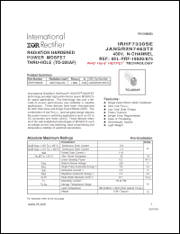 Click here to download IRHF7330SE Datasheet