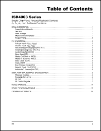 Click here to download ISD4003-06MX Datasheet