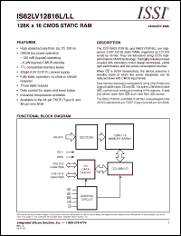 Click here to download IS62LV12816L-70T Datasheet