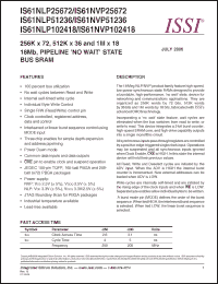 Click here to download IS61NVP102418-200B3I Datasheet