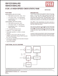 Click here to download IS61C5128AL-10KLI Datasheet