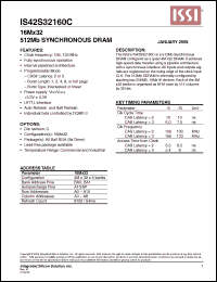 Click here to download IS42S32160C-75BLI Datasheet