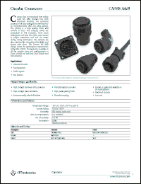 Click here to download CA3101A14S-8P Datasheet