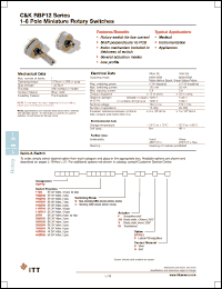 Click here to download RBP12-112S-N-F-S Datasheet