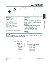 Click here to download PTS645VK58 Datasheet