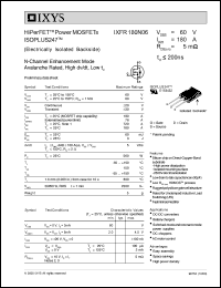 Click here to download IXFR180N06 Datasheet