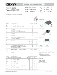 Click here to download IXTA180N055T Datasheet