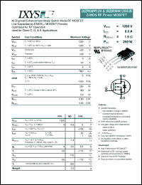 Click here to download IXZR08N120 Datasheet