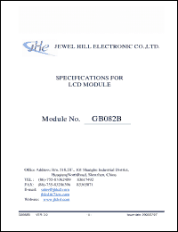 Click here to download GB082BHYBBNLA-V01 Datasheet