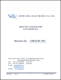 Click here to download GB162EHYABMLB-V02 Datasheet