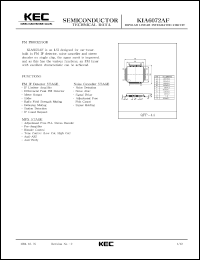 Click here to download KIA6072AF Datasheet