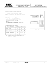 Click here to download KIA6269P Datasheet