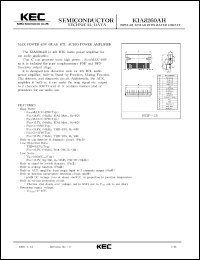 Click here to download KIA8260H Datasheet