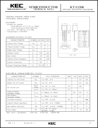 Click here to download KTA1266 Datasheet