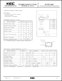 Click here to download KTB1260 Datasheet