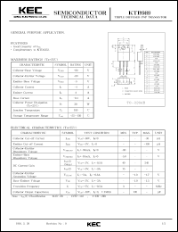 Click here to download KTB989 Datasheet