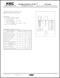 Click here to download 2N5400 Datasheet